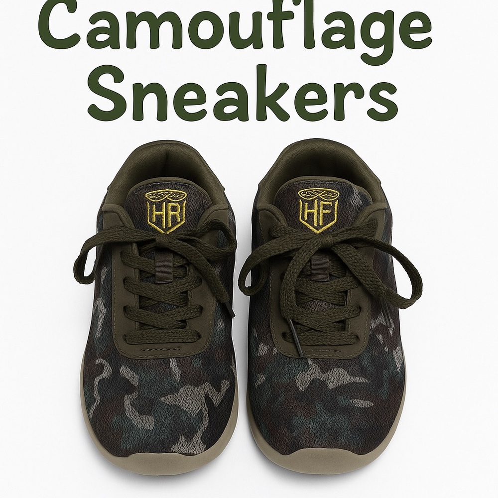 Kids Camouflage sneakers NWOT